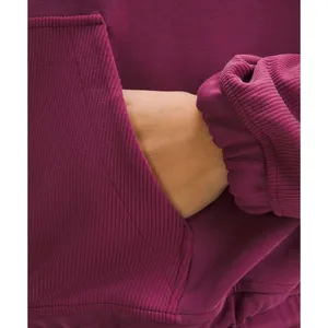 Lululemon Brushed Softstreme Ribbed Half Zip Deep Luxe 2 thumbnail 5