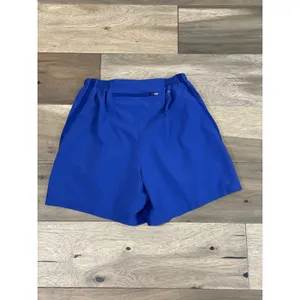 Nike Dri Fit Blue Running Shorts Elastic Waist Hidden Drawstring Womens Size S thumbnail 8