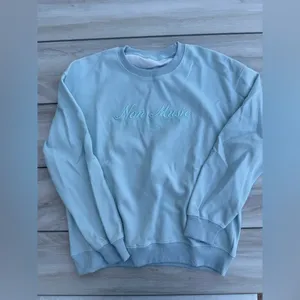 Monika Non Music Sweatshirt Blue Small NWT IN PACKAGE thumbnail 3