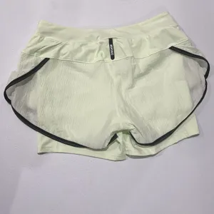 Gymshark womens cucumber Green Drawstring Speed 2 In 1 Athletic Shorts Size‎ M thumbnail 2