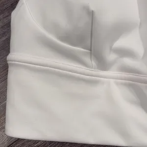 Lululemon Ebb to Train White Racerback Bra 6 -flawed thumbnail 7