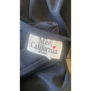 Miss California Mesh Cutout Midi Dress Womens Size M Black Vintage Y2K thumbnail 7