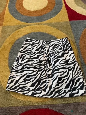 NWOT Motel Rocks Pelmet Mini Skirt 90’s Zebra Print Women’s Size XS thumbnail 4