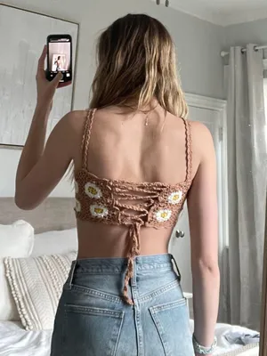 Lovers And Friends Crochet Daisy Top thumbnail 3