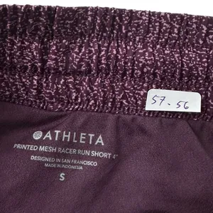 Athleta Purple Athletic Breathable Racer Run Shorts Women Size Small | 57-56 thumbnail 3