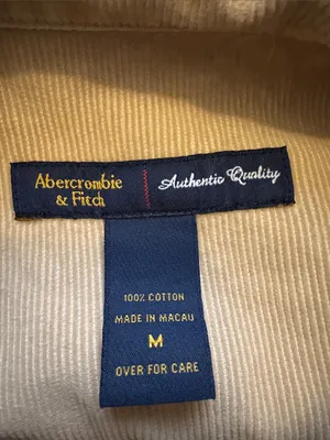 Abercrombie & Fitch Medium Tan Corduroy Jean Jacket thumbnail 3