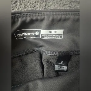 Carhartt Women's Force Fitted Heavyweight Lined Leggings, Oyster Gray - S thumbnail 4
