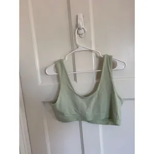 Anthropologie active mint green sports bra size xl thumbnail 4