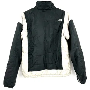 The North‎ Face Size Large Zip Up Women's Jacket Black and White Layer Coat thumbnail 2