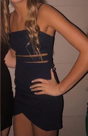 Windsor Navy blue bodycon dress - thumbnail 1