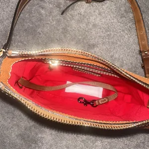 Dooney & Bourke Small Cassidy Crossbody Pebbled Leather Brown Chic Minimalist thumbnail 9