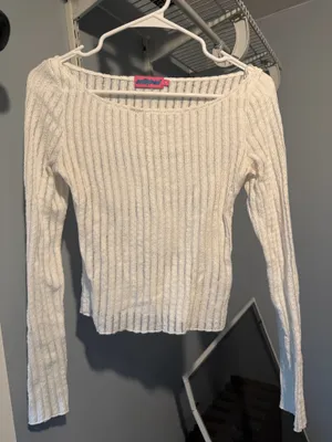Edikted Textured Sheer Boatneck Top thumbnail 2