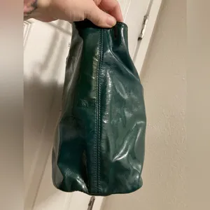 *Coach 18770 Chelsea Teal Hunter Green Patent Leather Tote Shoulder Bag thumbnail 12