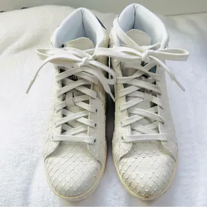 Adidas Stan Smith Snake Skin High Top Sneakers - 5.5W thumbnail 4