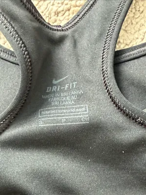 Nike Black Low-Impact Sports Bra with Racerback thumbnail 3