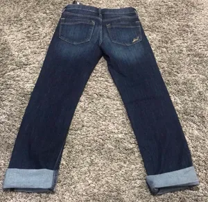 Brand new size 00 mid rise cropped jeans! $65 on sale for $40.99 thumbnail 2