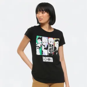 Hot Topic Hunter X Hunter Character Panel Girls T-Shirt thumbnail 2