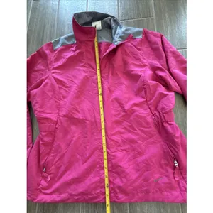 Nike Golf Womens Vibrant‎ Pink 1/4 Zip Pullover Jacket Lightweight Zip Pockets L thumbnail 3