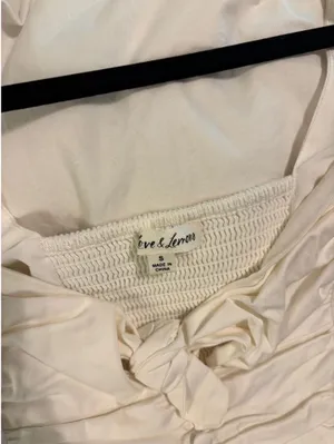 For Love & Lemons White Crop Top thumbnail 5
