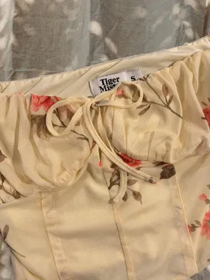 Tiger Mist Feyra Top Floral Crop Small thumbnail 2
