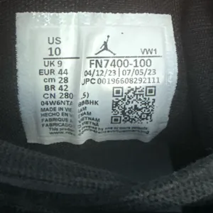 Nike Jordan Luka 2 TB Basketball Sneakers Black/White Mens Size 10 thumbnail 9
