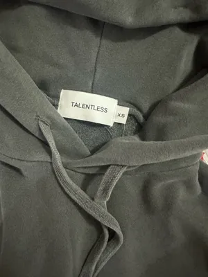 Talentless Boxing Hoodie Cropped thumbnail 2
