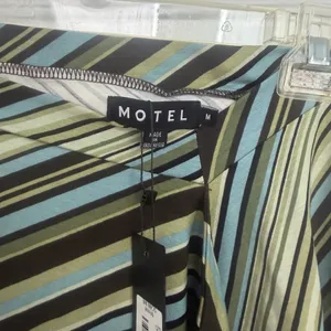 Motel Esmeray Midi Skirt Striped NWT thumbnail 5