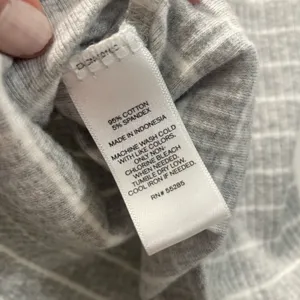 Grey & White Striped Bodysuit thumbnail 5