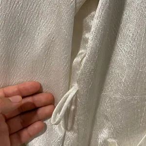 Victoria’s Secret Satin Robe M/L Ivory Champagne Vintage Lingerie Kimono thumbnail 8