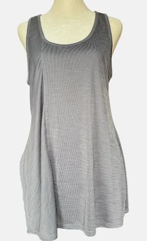 Athleta Relaxed Grey Tank Sz L‎ thumbnail 1