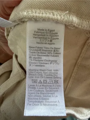 J. Crew High-Rise slim-Wide-Leg semi- stretch Jeans in Cream thumbnail 6