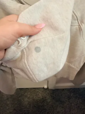 Lululemon Quarter-Zip Scuba Hoodie Grey xs/s thumbnail 4