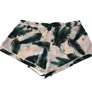 Revolve Plush Women’s Size‎ S Pink Jungle Print Satin Pajama Set Tropical Shorts thumbnail 8