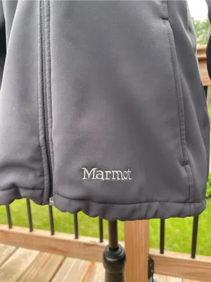 Marmot Gravity Soft Shell Jacket Womens Large Black Full Zip Long Sleeve Zip thumbnail 2