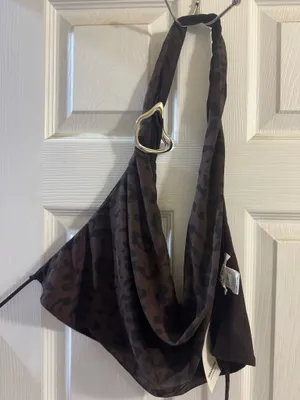 Tenshoppe Halter Top Brown thumbnail 2