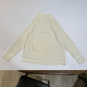 Fabletics Cream Funnel Neck Fleece Pullover Sweatshirt Women’s Medium thumbnail 9