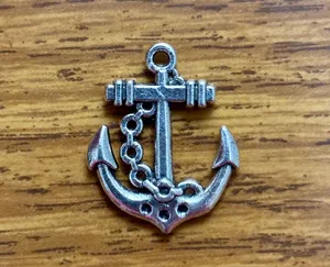 Anchor Charm Pendant #2 Silver thumbnail 1