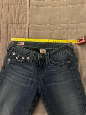 Mid rise true religion skinny jeans thumbnail 4