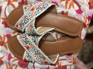Jack Rogers Floral Cross-Strap Slide Sandals✨ thumbnail 2