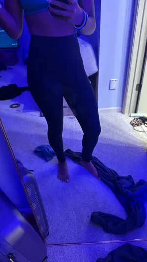 Black Lululemon Ribbed Leggings Align 2 28" Inseam Size 2 thumbnail 5