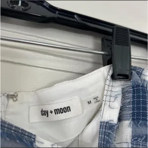 Day + Moon blue and white gingham set thumbnail 5