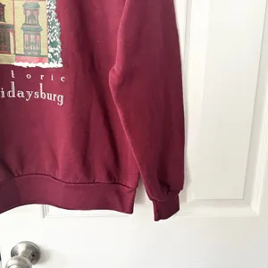 Vintage Jerzees Burgundy 1997 Winterfest Historic Hollidaysburg Sweatshirt Read thumbnail 7