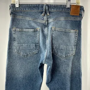 Free People Cuffed Slim‎ Boyfriend Jean in Mid Blue Size 26 thumbnail 5