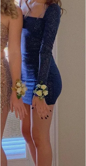 Lucy in the Sky Blue Mini Dress thumbnail 2