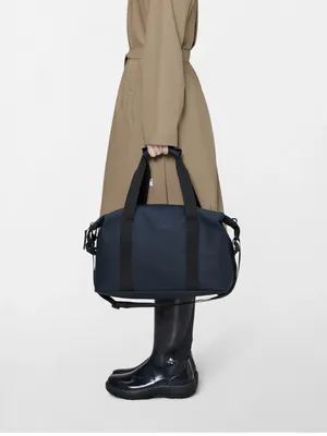 NWT Rains Hilo Weekend Overnight Bag size small waterproof Navy thumbnail 2
