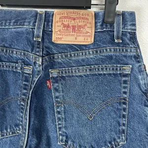 Vintage Levis 550 Jeans Womens 12Long Relaxed‎ Fit Tapered Leg Medium Wash Y2K thumbnail 5