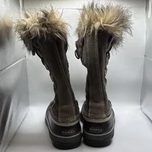 Sorel Joan of Arctic Winter Snow Boots Womens Size 6 Tall Waterproof Faux Fur thumbnail 3
