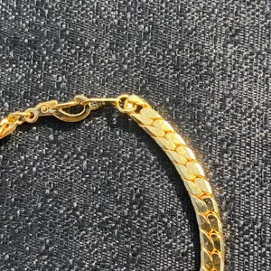 ⚜️ VTG Vintage 1990s NWOT Johnathan Paul 7” Gold Plated Franco Chain Bracelet ⚜️ thumbnail 7