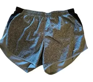 Nike Running Dri- Fit Gray Blue Black Womens Shorts SZ S thumbnail 1