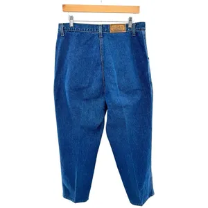 Vintage Rocky Mountain Jeans Women's 15/16 Mom 34X28 Bareback Blue Denim Western thumbnail 5